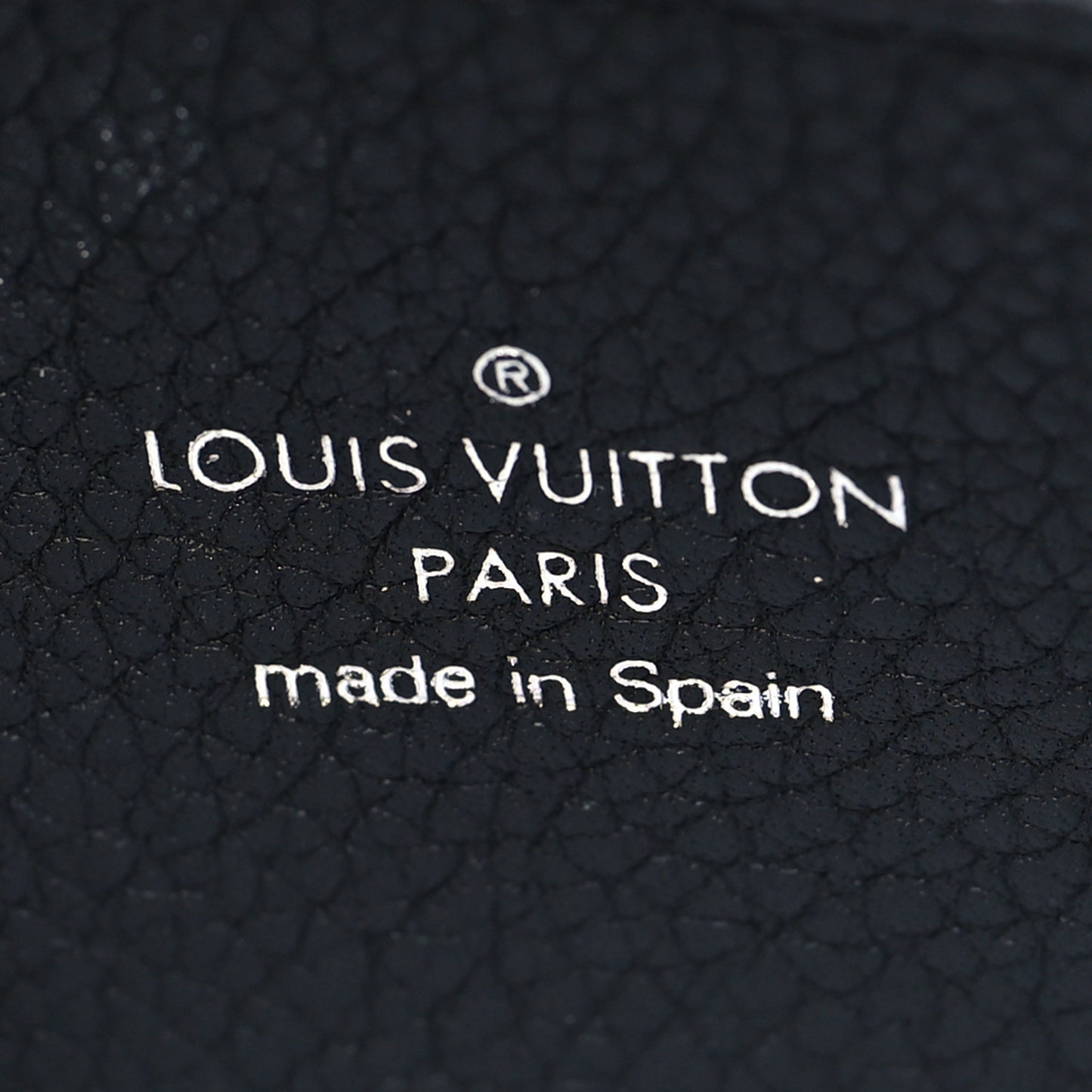 Calfskin Lockme Zippy Coin Purse Black