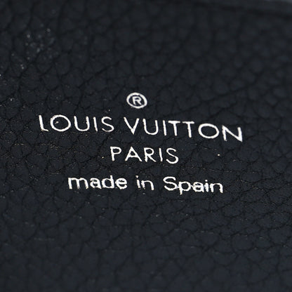Louis Vuitton Calfskin Lockme Zippy Coin Purse Black 6 of 8