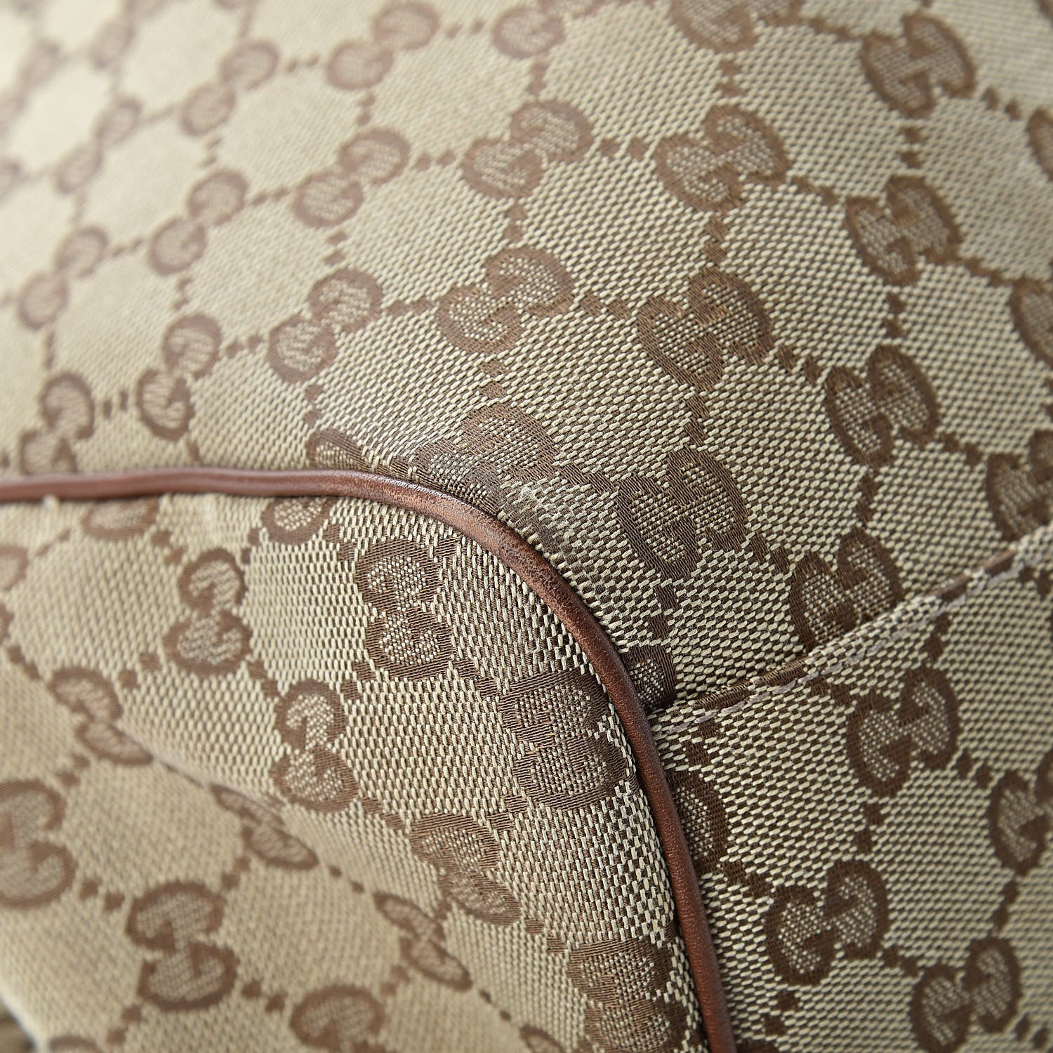Gucci Monogram Large Sukey Tote Brown 12 of 19