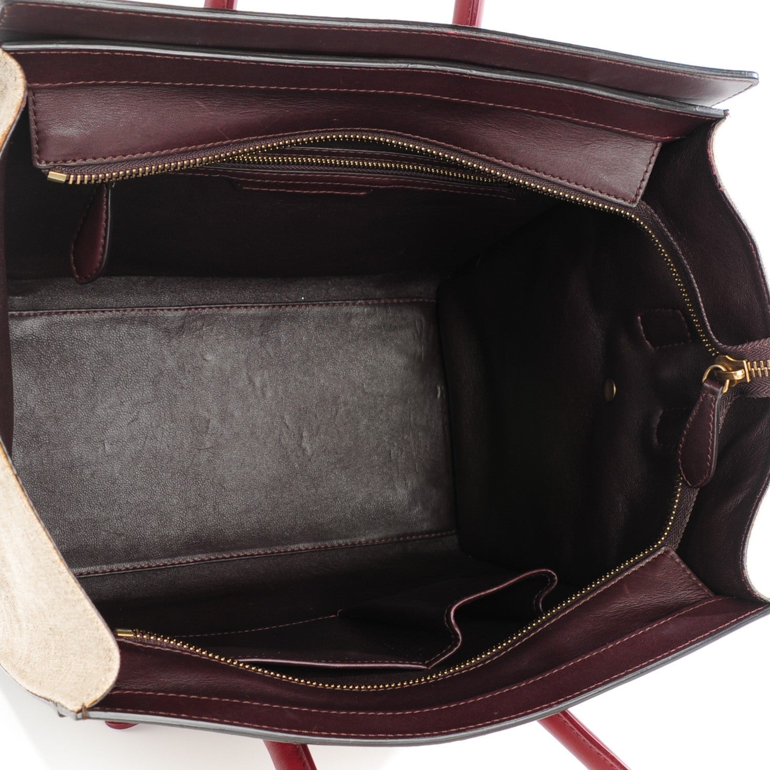 Celine Linen Calfskin Mini Tri-Color Luggage 9 of 10