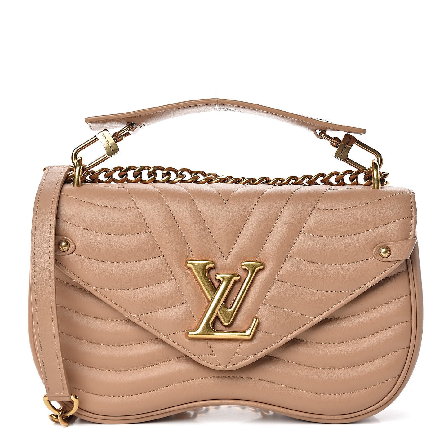 Calfskin New Wave Chain MM Noisette