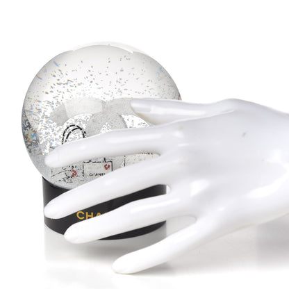 Chanel Glass CC Shopping Bag Snow Globe 2 of 5