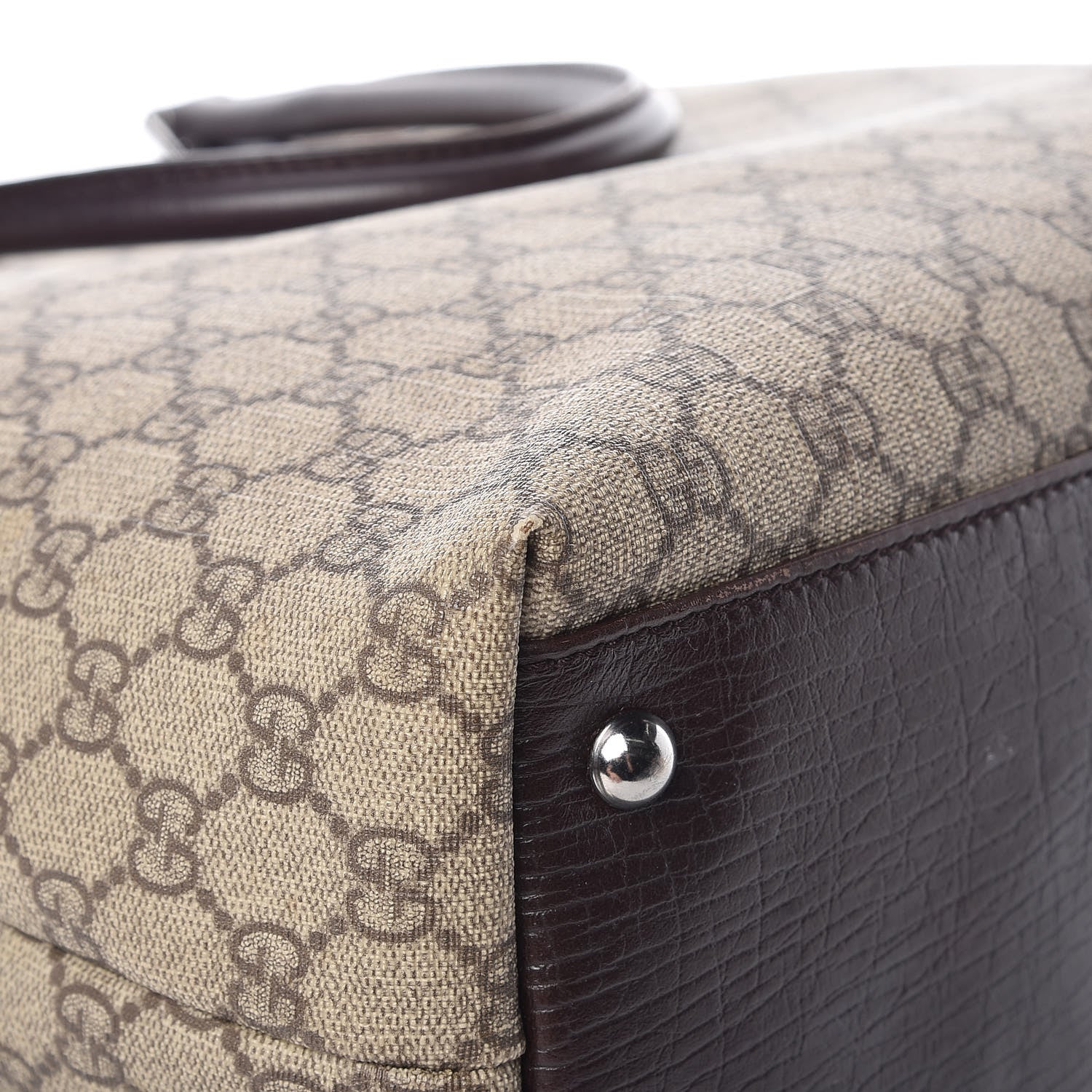 Gucci GG Plus Monogram Small Vertical Tote Dark Brown 12 of 16