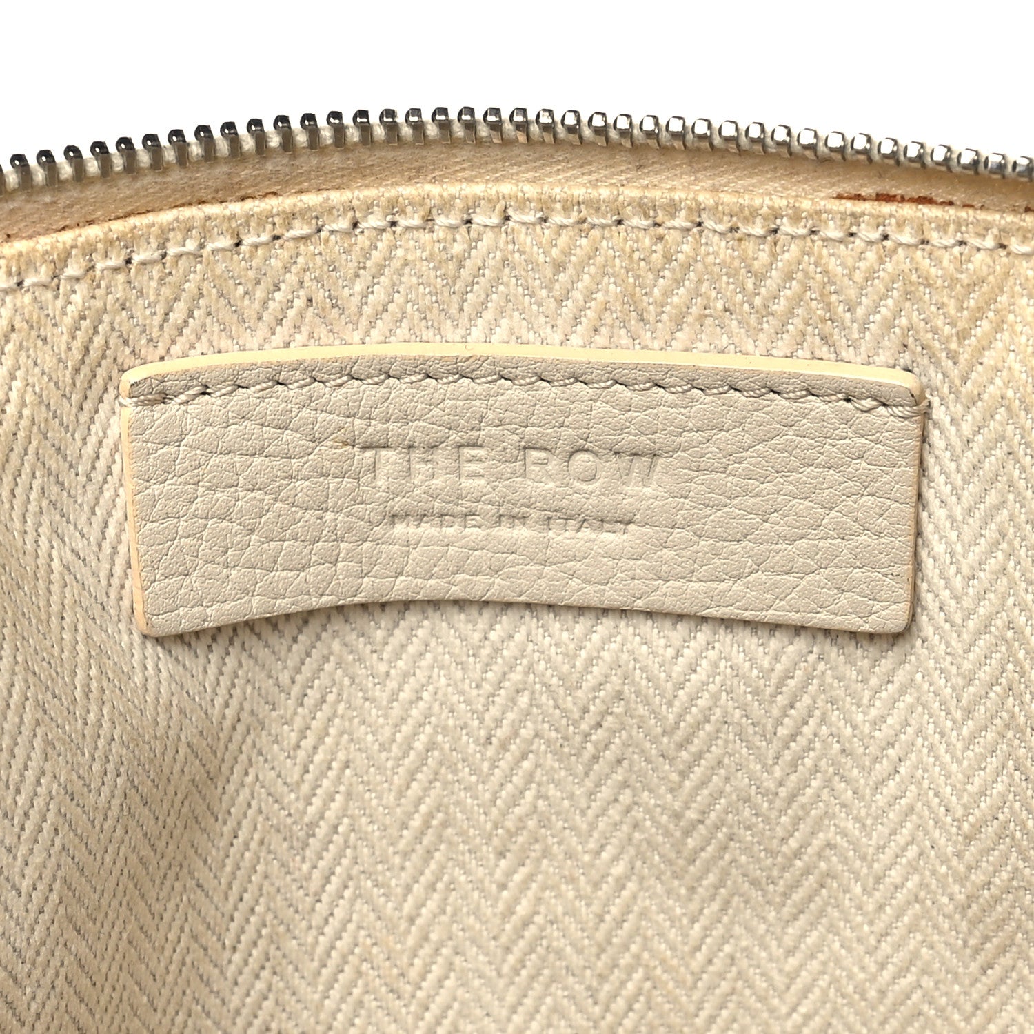 The Row Grained Calfskin Multi-Pouch Crossbody Bag Ivory 7 of 16