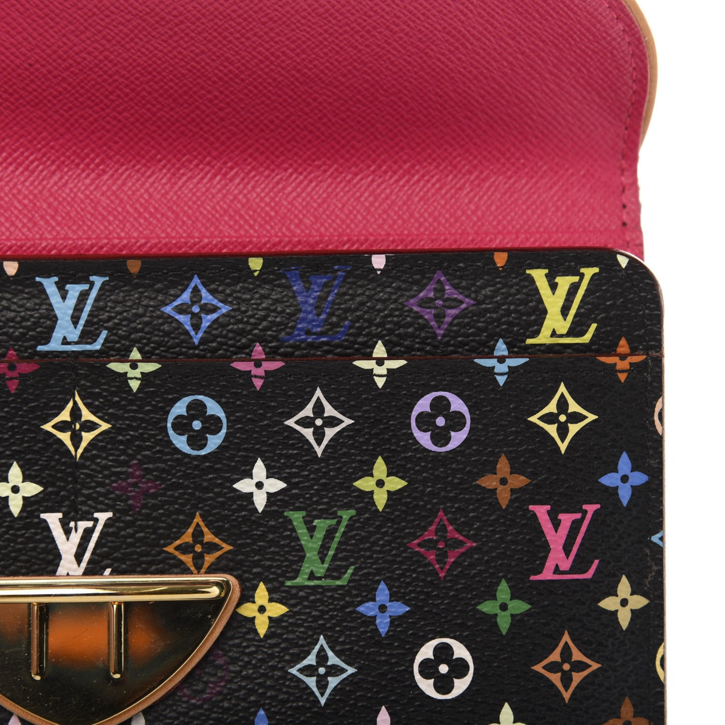 Monogram Multicolor Eugenie Wallet Black Grenade