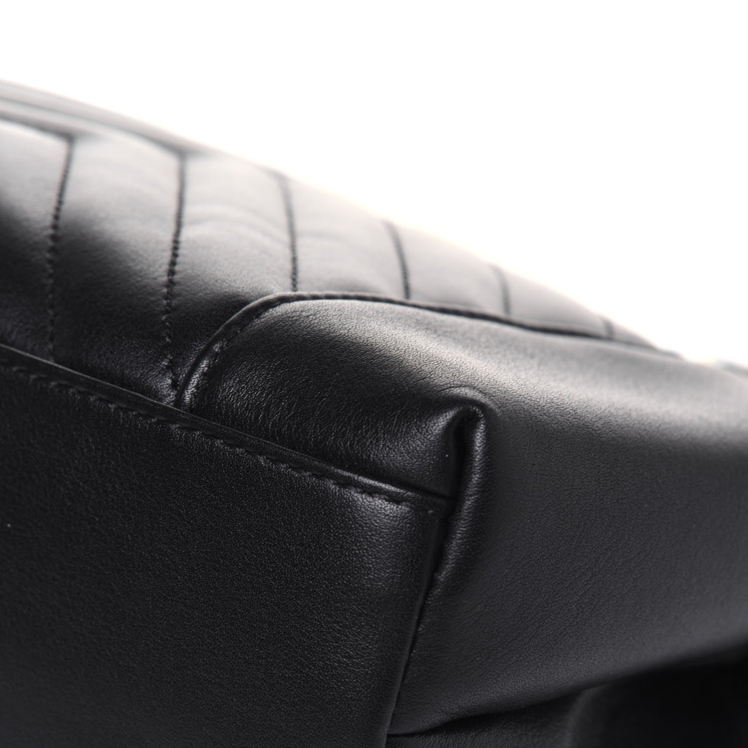 Chanel Calfskin Quilted Small Daily Chevron Flap Black 13 of 15