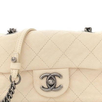 Chanel Caviar Quilted Mini Simply CC Flap White 8 of 19