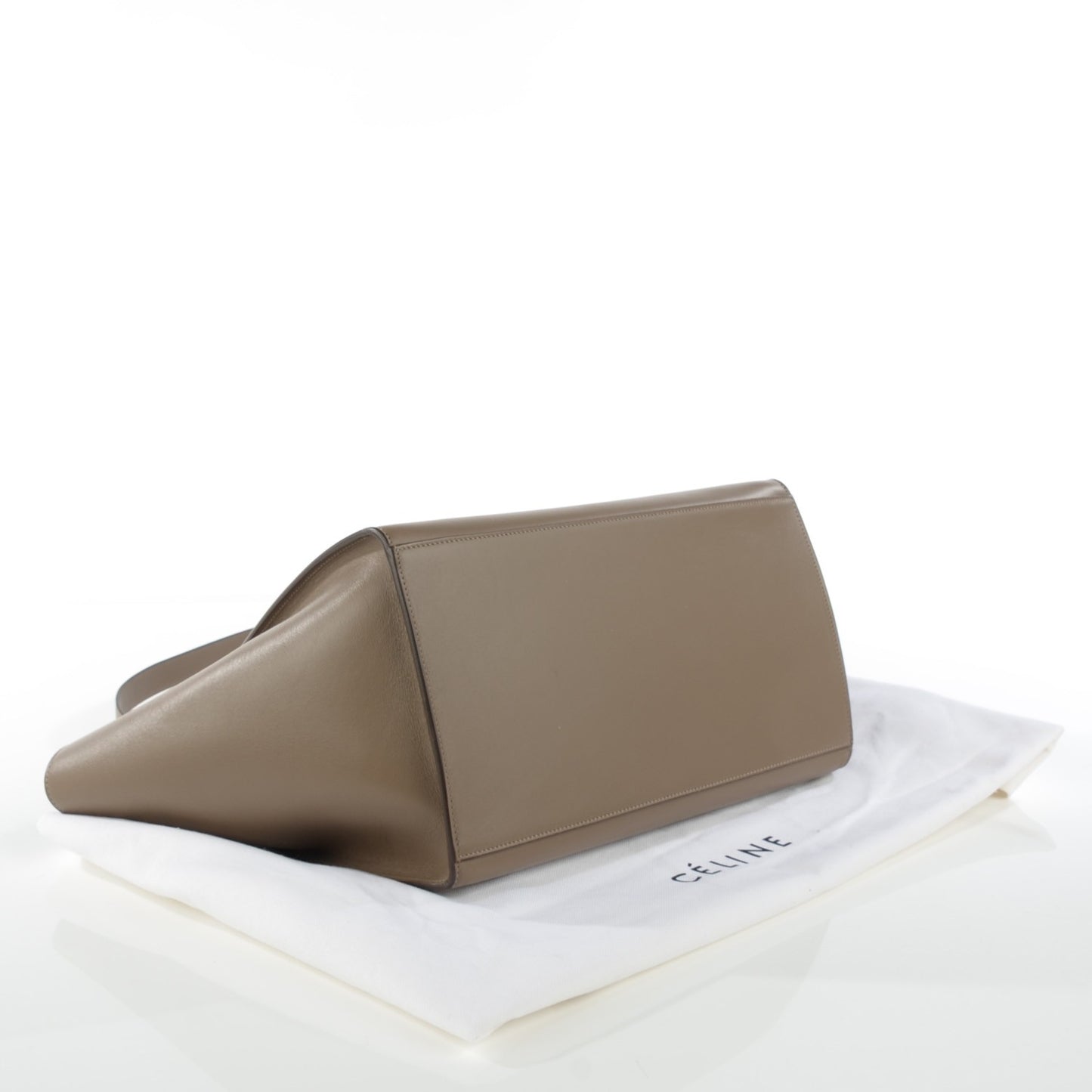 Natural Calfskin Medium Trapeze Taupe