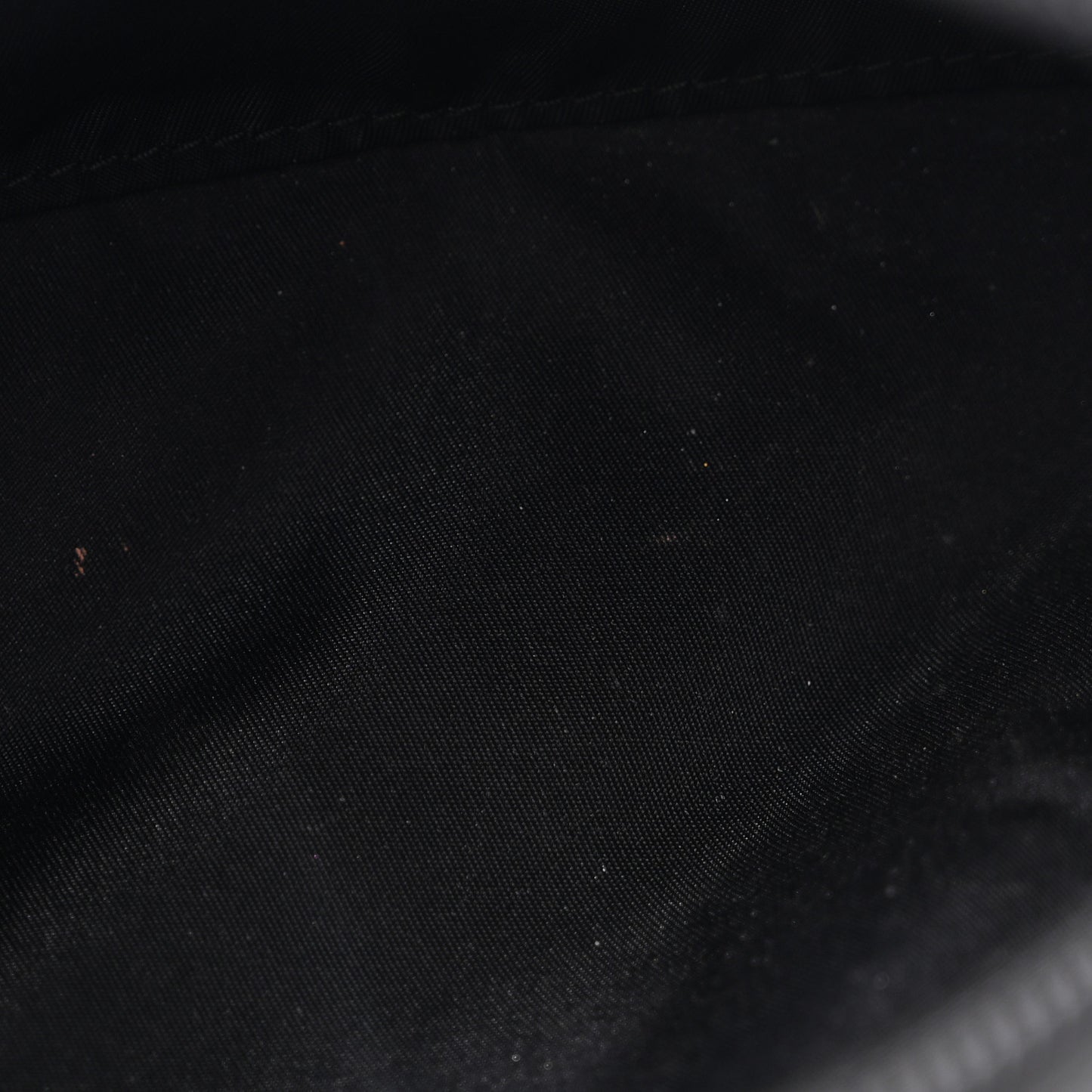 Nylon Tessuto Cosmetic Pouch Black