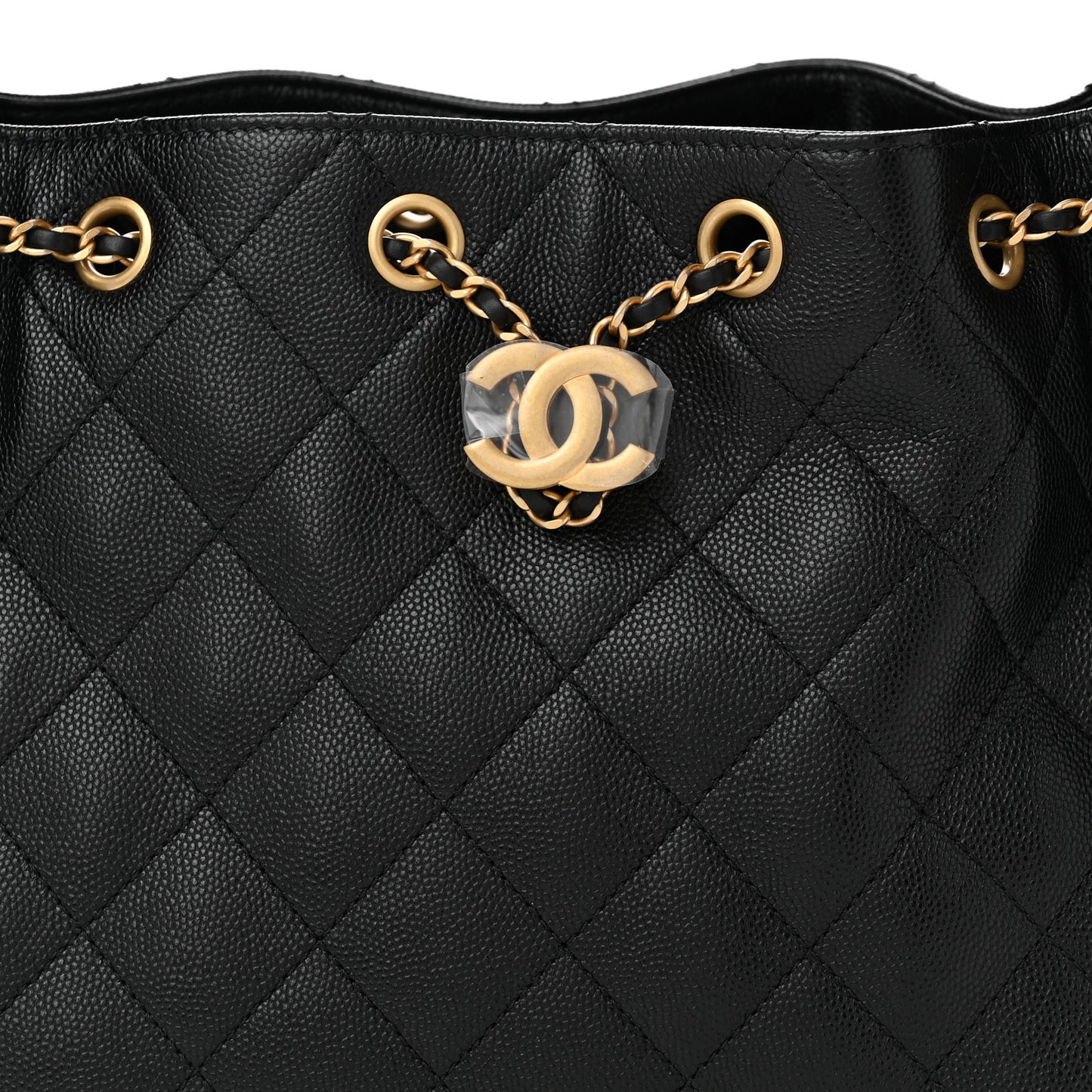 Caviar Quilted Small Chanel 25 Handbag Black