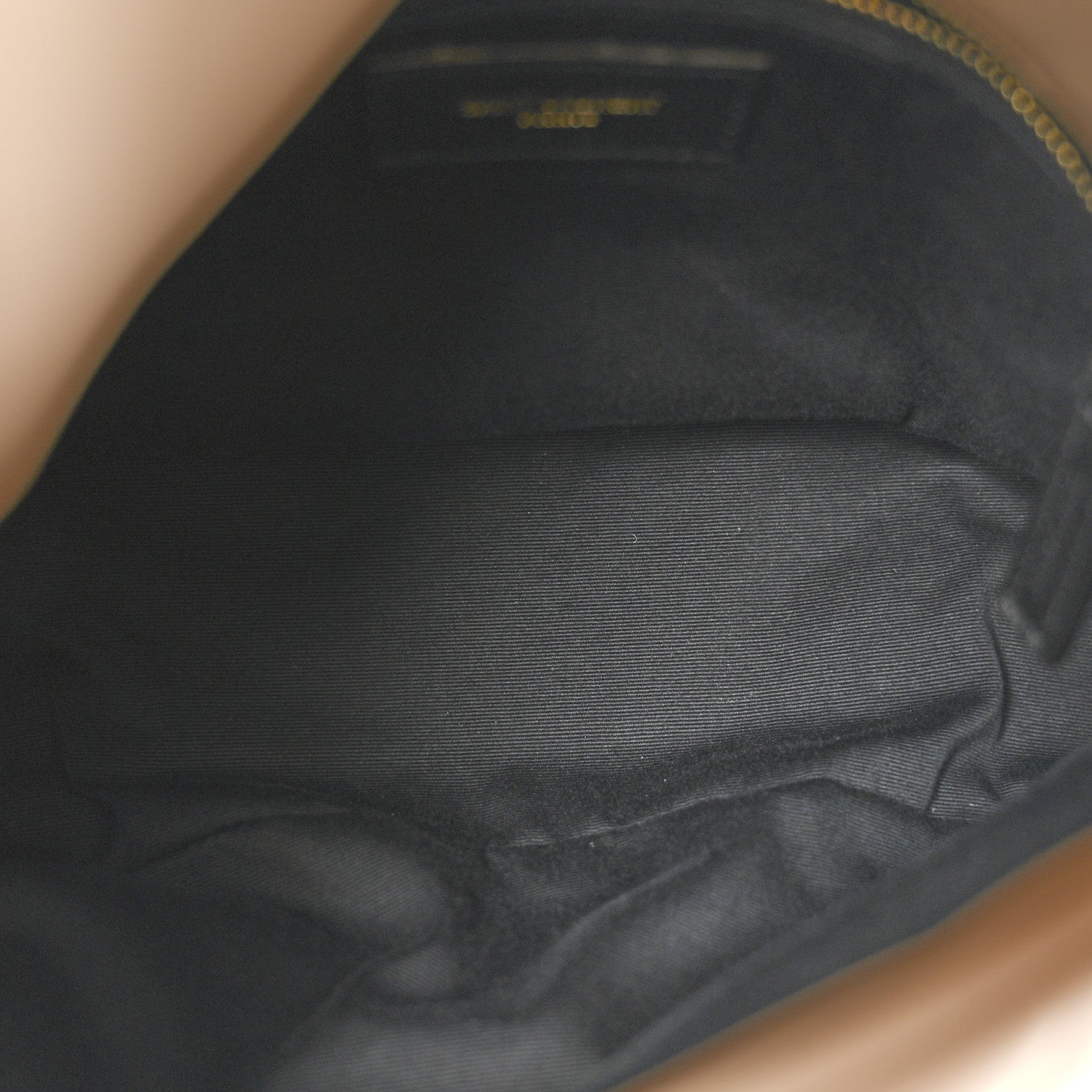 Saint Laurent Lambskin Quilted Small Loulou Puffer Monogram Chain Satchel Dark Beige 5 of 13