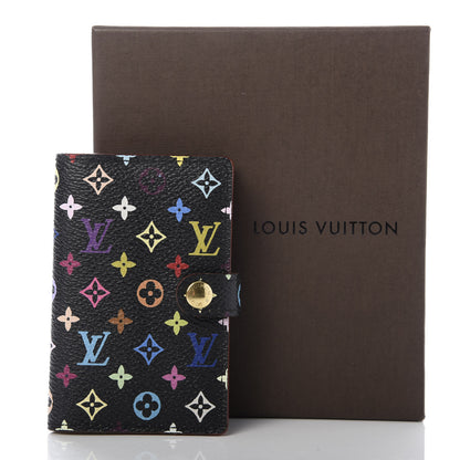 Louis Vuitton Monogram Multicolor Carnet de Bal Mini Agenda Cover Black 7 of 7
