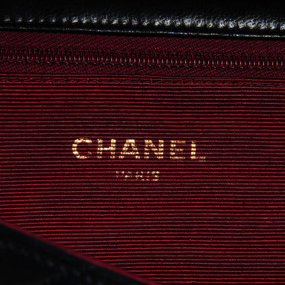 Chanel Lambskin Quilted Medium Single Flap Navy 6 of 8