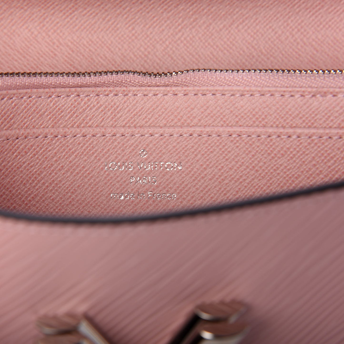 Epi Twist Wallet Rose Ballerine