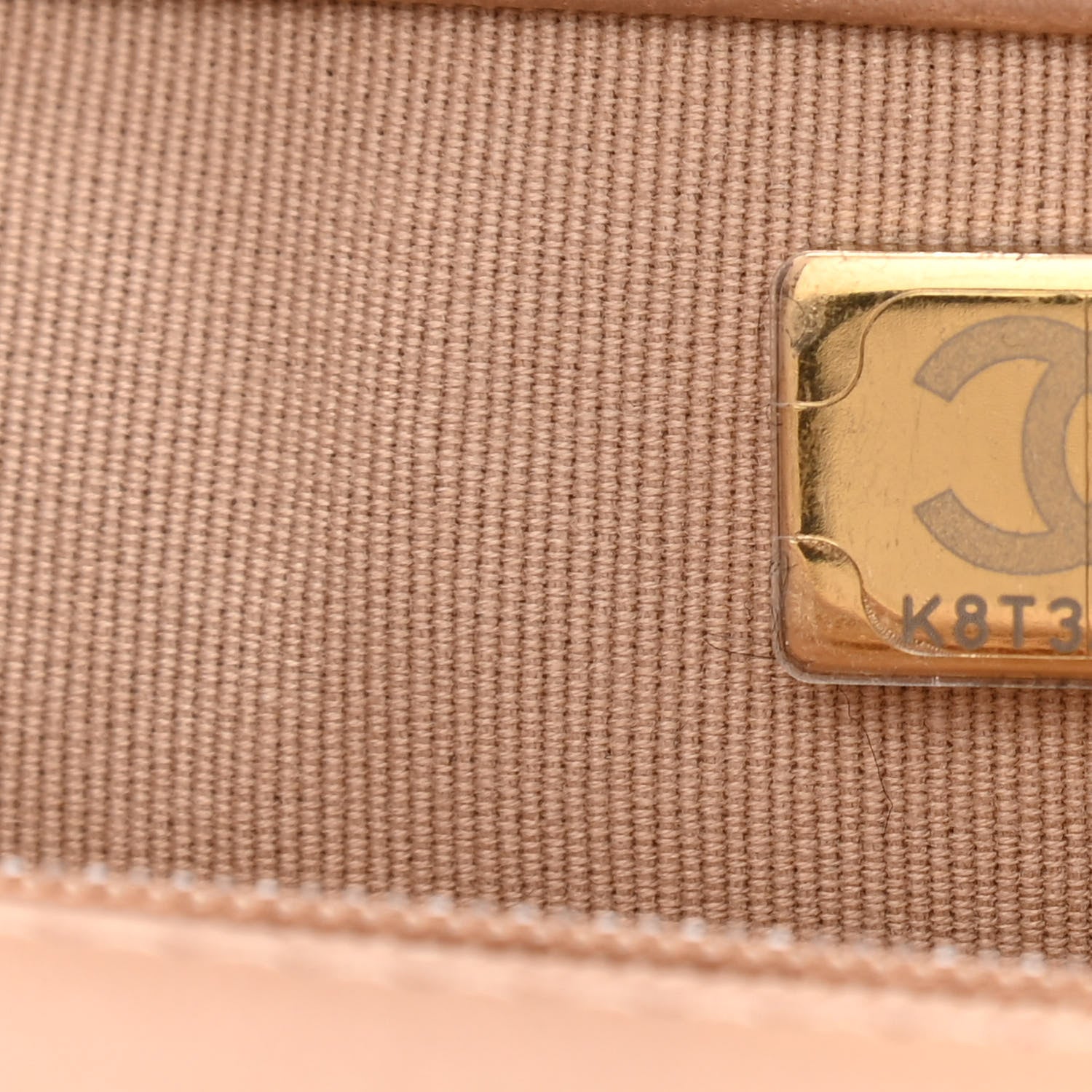 Chanel Lambskin Quilted Large CC Funky Town Flap Beige 7 of 10