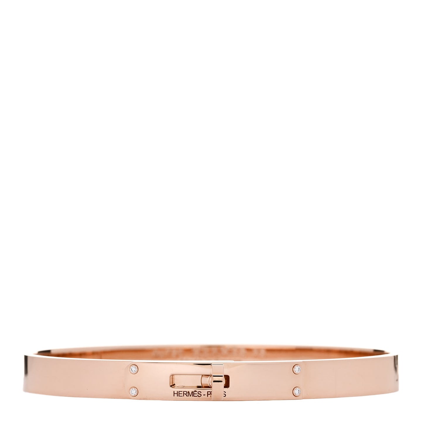 18K Rose Gold Diamond PM Kelly Bracelet XS
