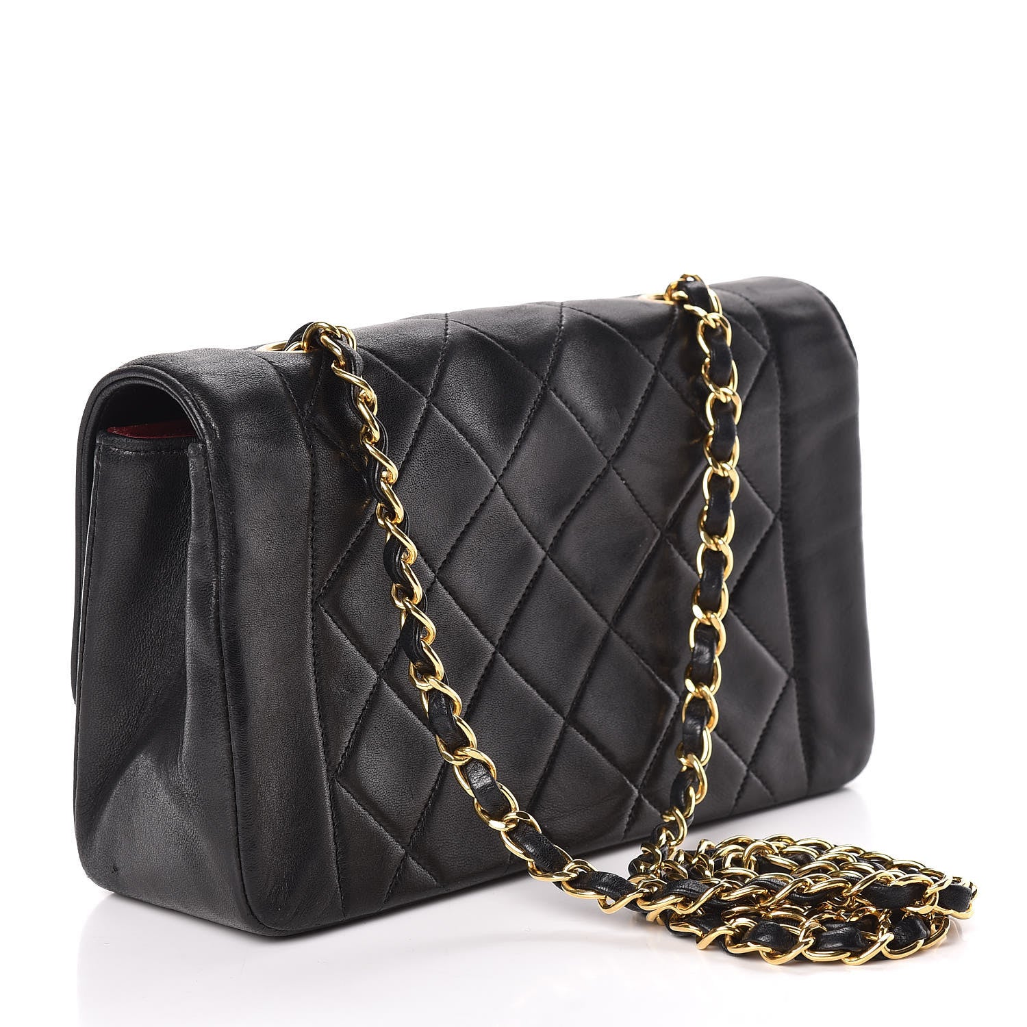 Chanel Lambskin Quilted Small Single Flap Black 4 of 13