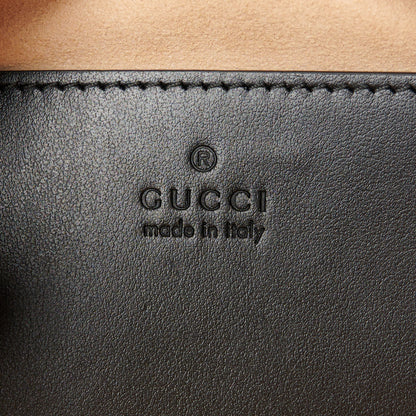 Gucci Calfskin Matelasse Small GG Marmont Chain Shoulder Bag Black 6 of 11