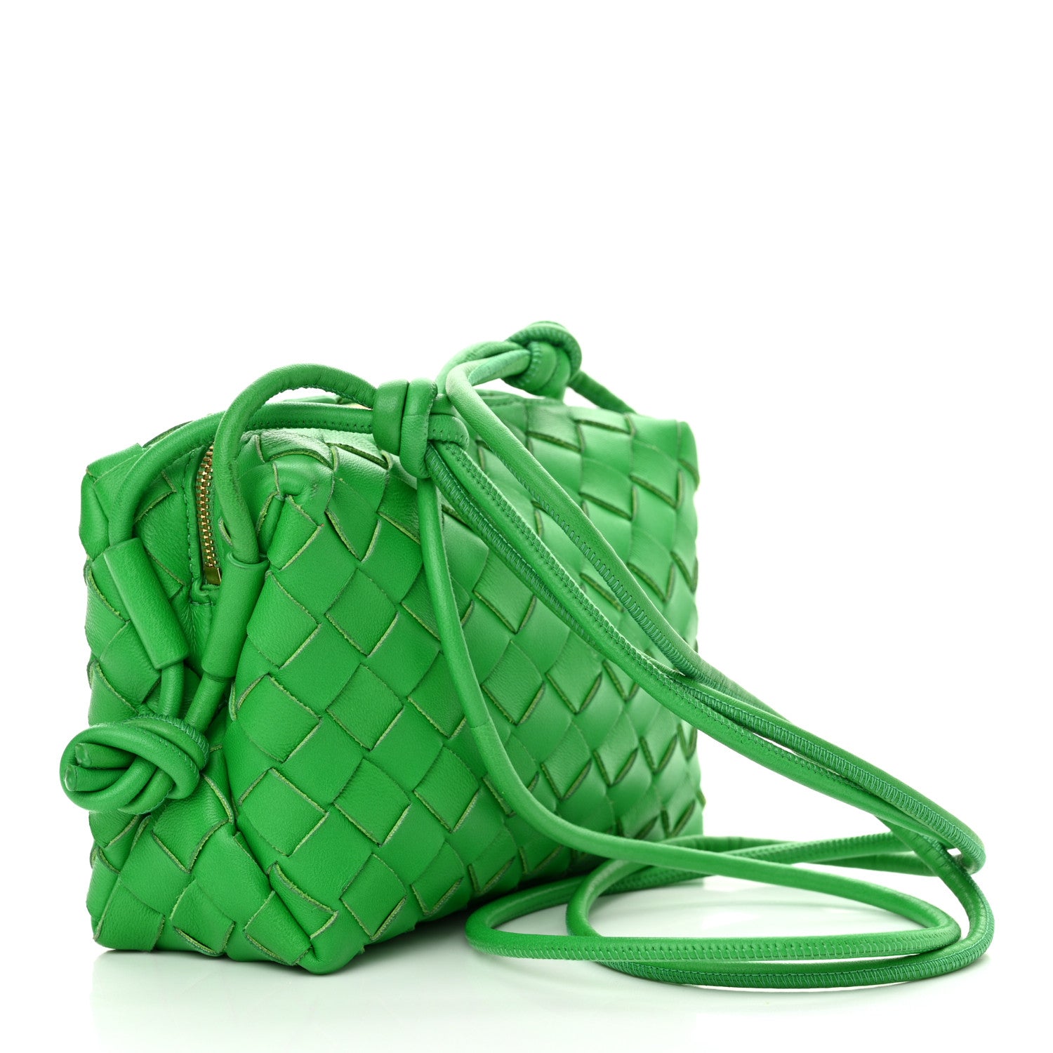 Bottega Veneta Nappa Intrecciato Mini Loop Camera Bag Parakeet 3 of 10