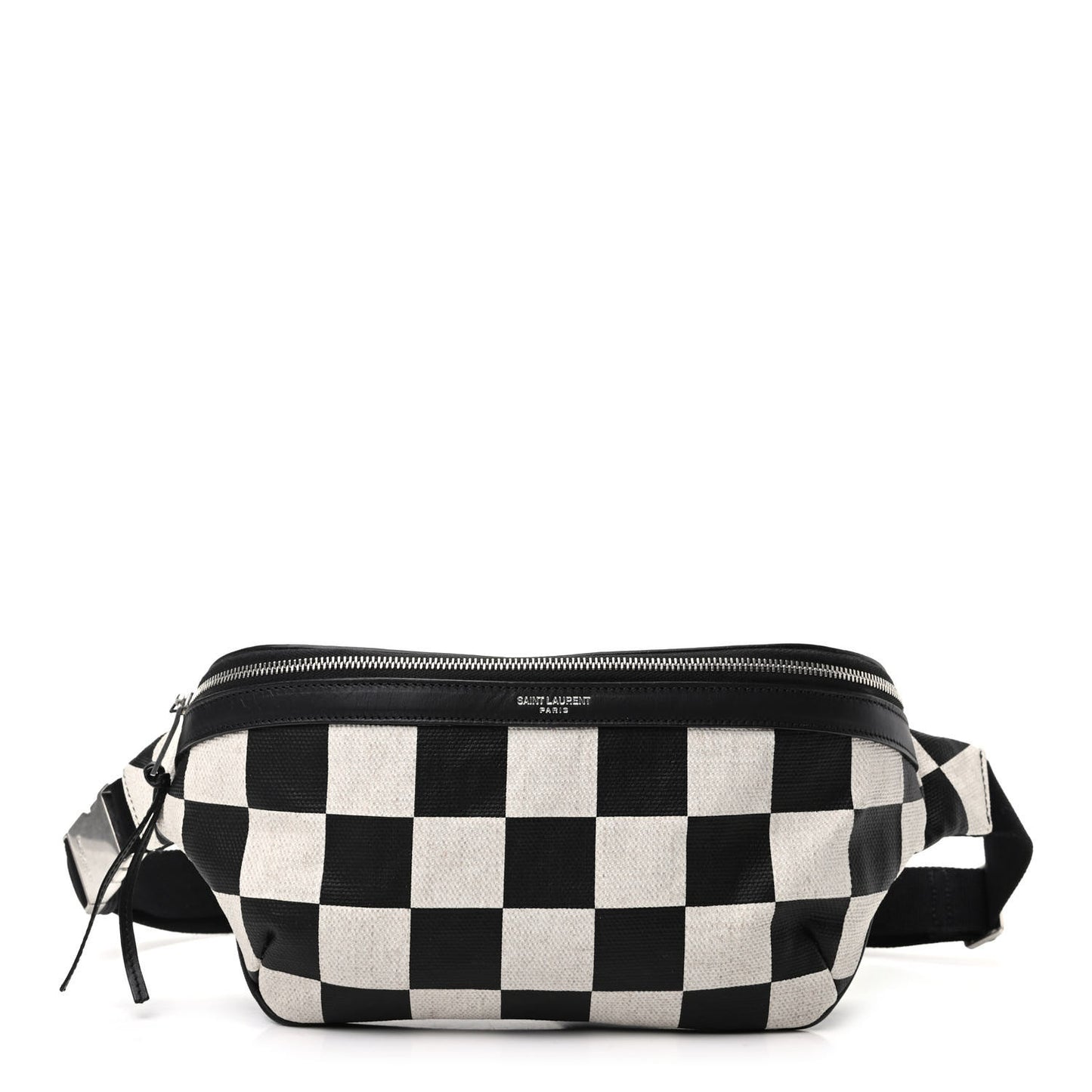 Canvas Classic Belt Bag Black White