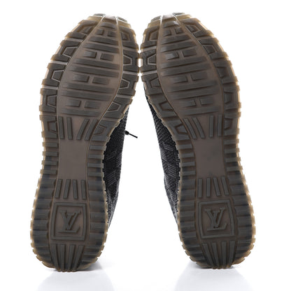 Louis Vuitton Calfskin Damier Run Away Sneakers 8.5 Graphite 5 of 7