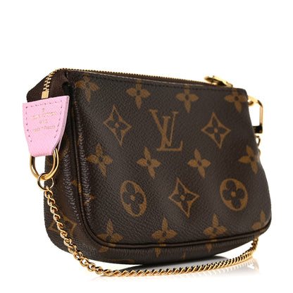 Louis Vuitton Monogram 2021 Christmas Animation Japanese Garden Mini Pochette Accessories Wisteria Pink 3 of 10