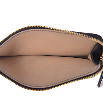 Chloe Calfskin Logo Vick Zip Card Case Full Blue 5 of 8