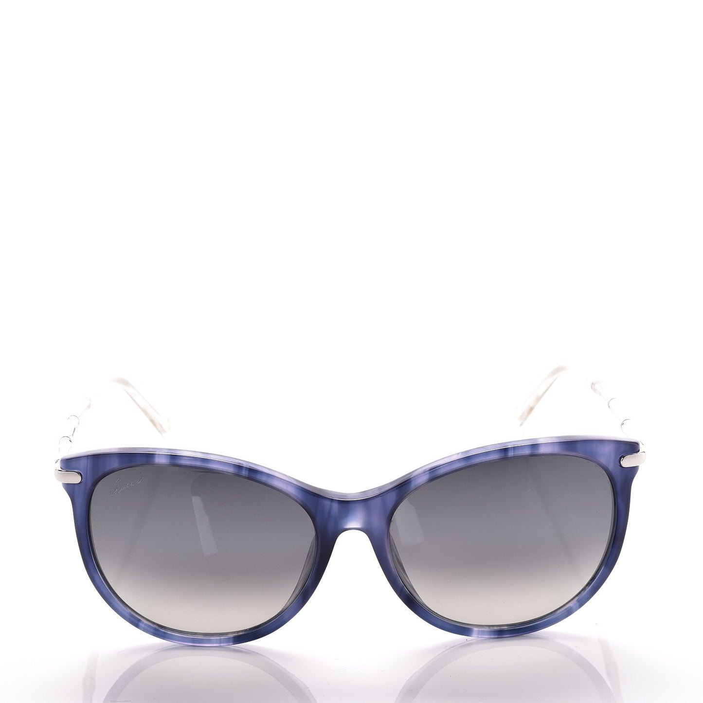 Bamboo Cat Eye GG 3771/F/S Sunglasses Silver