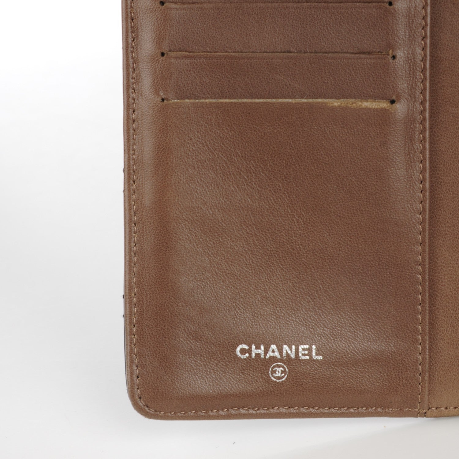 Chanel Lambskin Quilted Yen Wallet Black 5 of 9