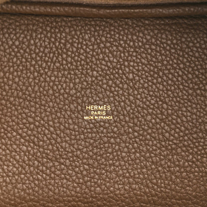 Hermes Taurillon Clemence Picotin Lock 18 PM Etoupe 6 of 11