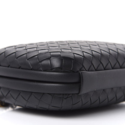 Bottega Veneta Nappa Intrecciato Chain Knot Clutch Black 7 of 8