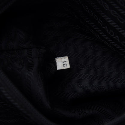 Prada Tessuto Nylon Shoulder Bag Black 9 of 10