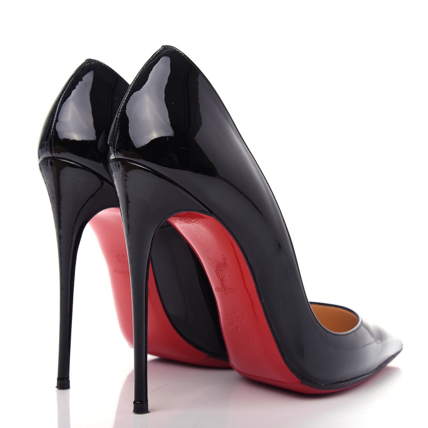 Christian Louboutin Patent So Kate 120 Pumps 38 Black 4 of 10