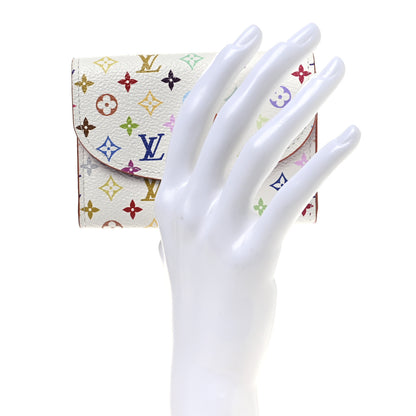 Louis Vuitton LV X TM Monogram Multicolor Rosalie Coin Purse White Kawaii Pink 2 of 6