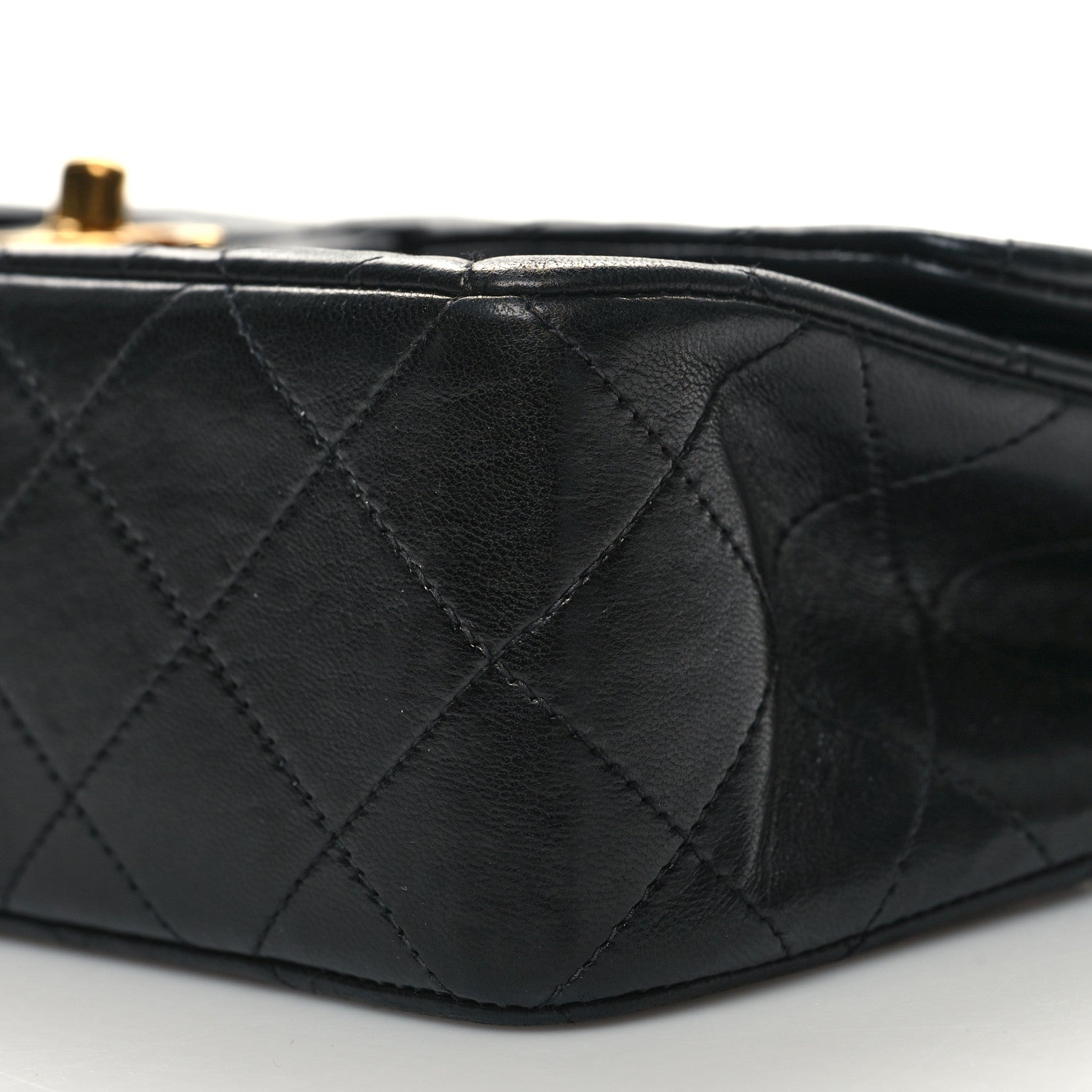 Chanel Lambskin Quilted Small Double Flap Black 10 of 11