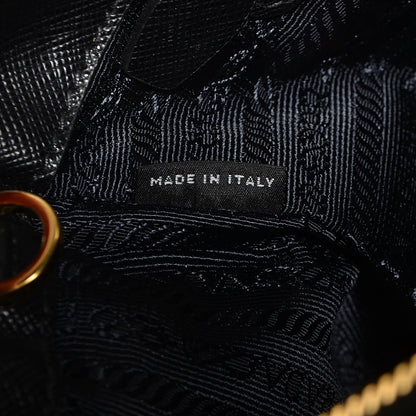 Prada Saffiano Lux Medium Double Zip Tote Nero Black 7 of 10