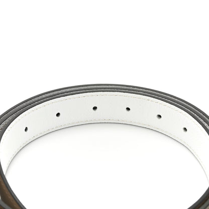 Hermes Swift Epsom Reversible Belt Strap 90 36 Etoupe White 4 of 5
