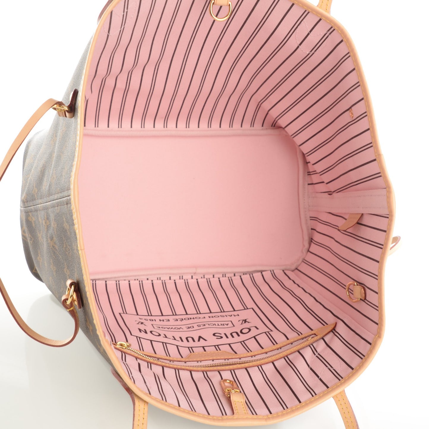 Monogram Neo Neverfull MM Rose Ballerine