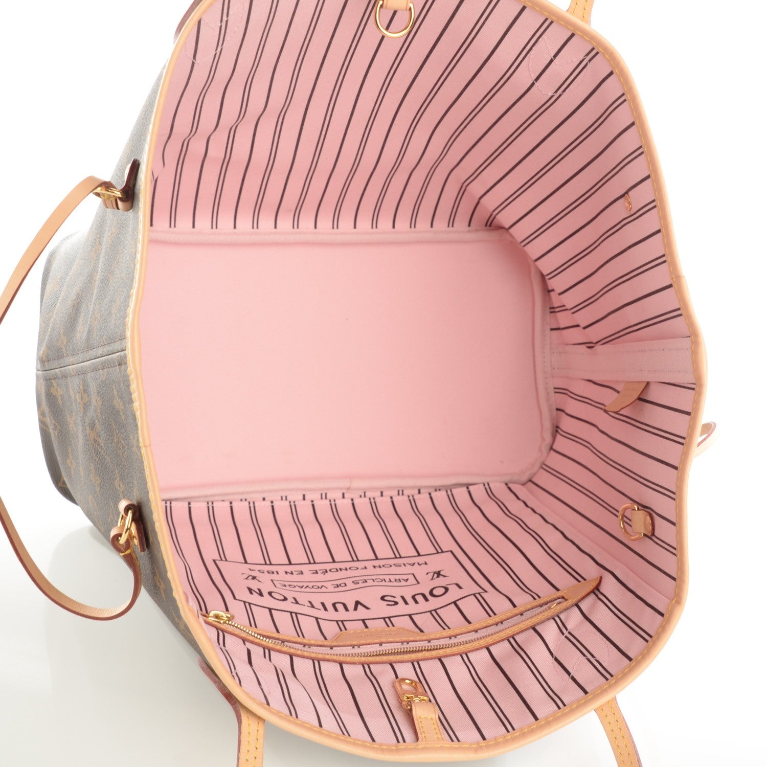 Louis Vuitton Monogram Neo Neverfull MM Rose Ballerine 6 of 9