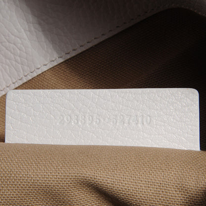 Alexander McQueen Grainy Calfskin Padlock Skull Clutch White 7 of 7