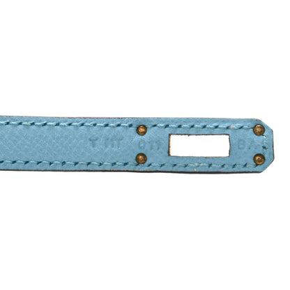 Hermes Epsom Kelly Sellier 25 Bleu Du Nord 7 of 10