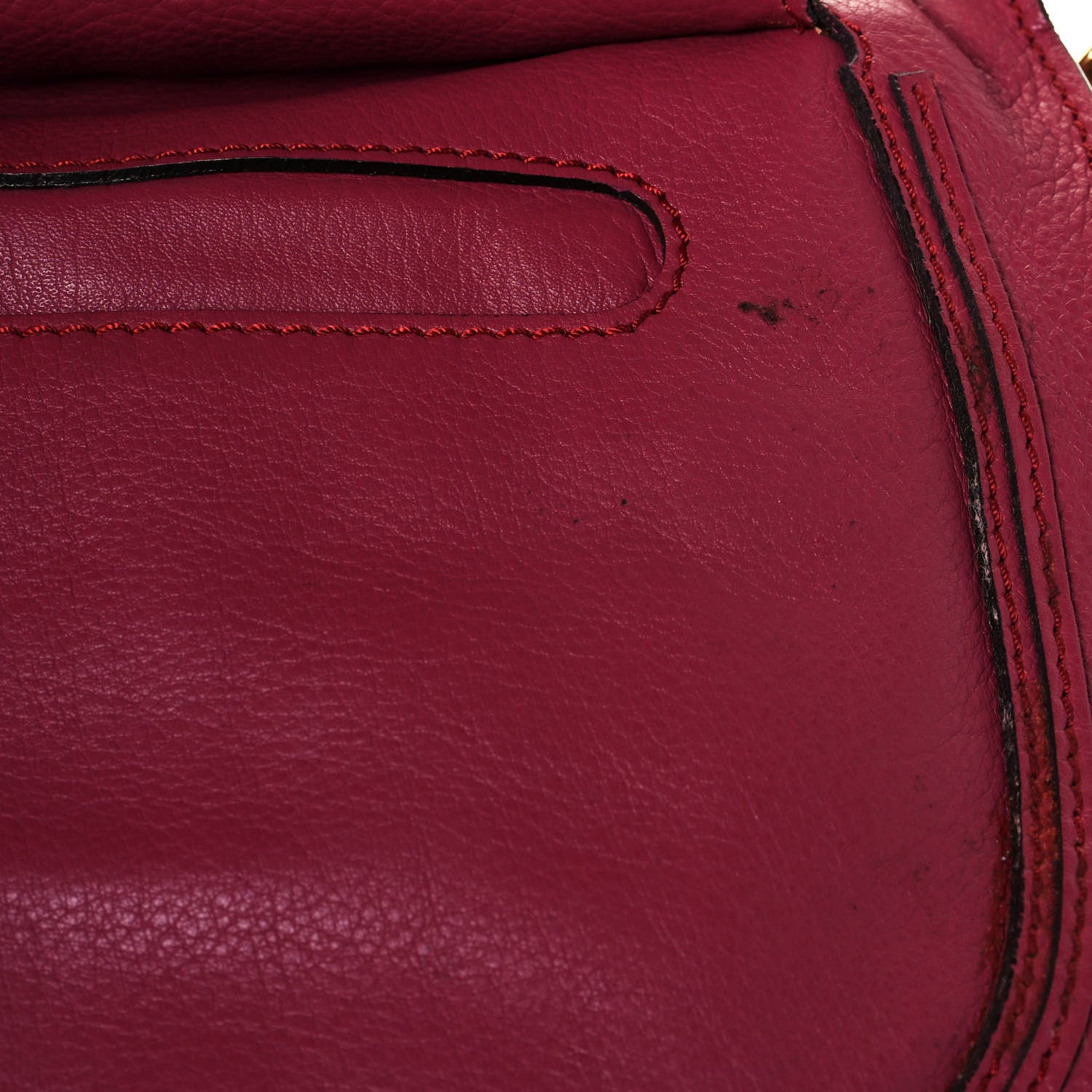 Chloe Calfskin Medium Marcie Hobo Peony Red 16 of 17