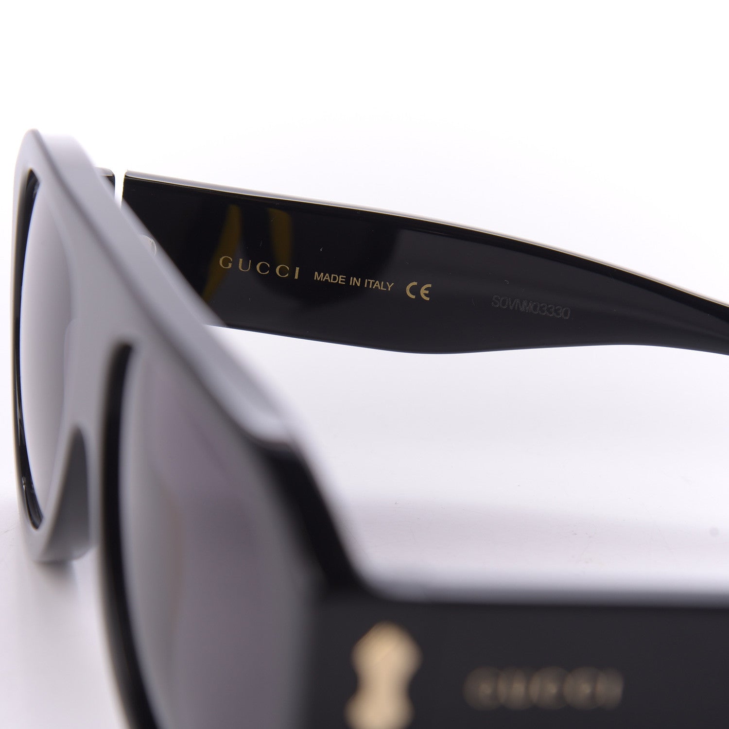 Gucci Acetate Aviator Sunglasses GG0668S Black 5 of 9