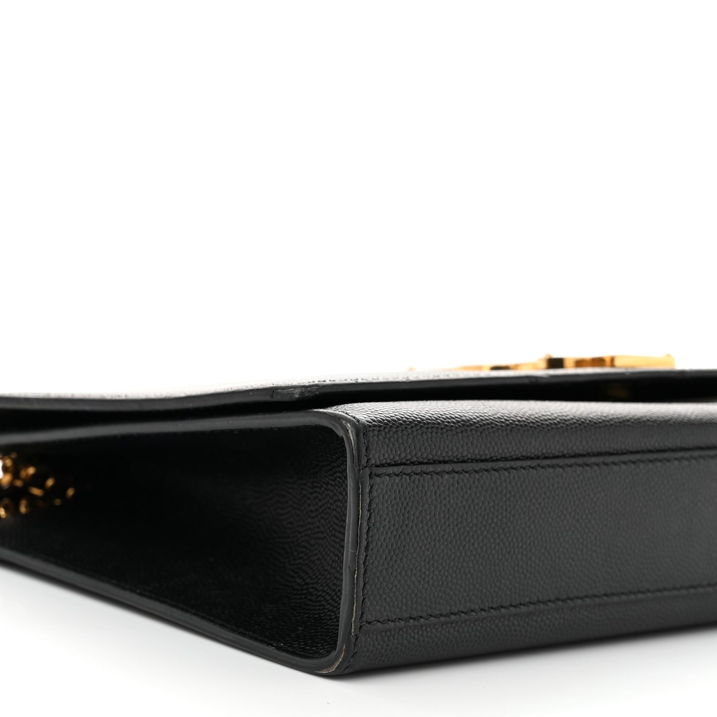 Grain De Poudre Medium Classic Monogram Kate Satchel Black