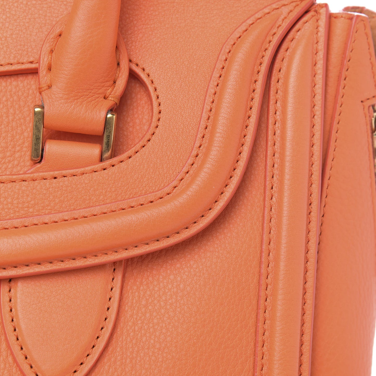 Calfskin Large Heroine Orange