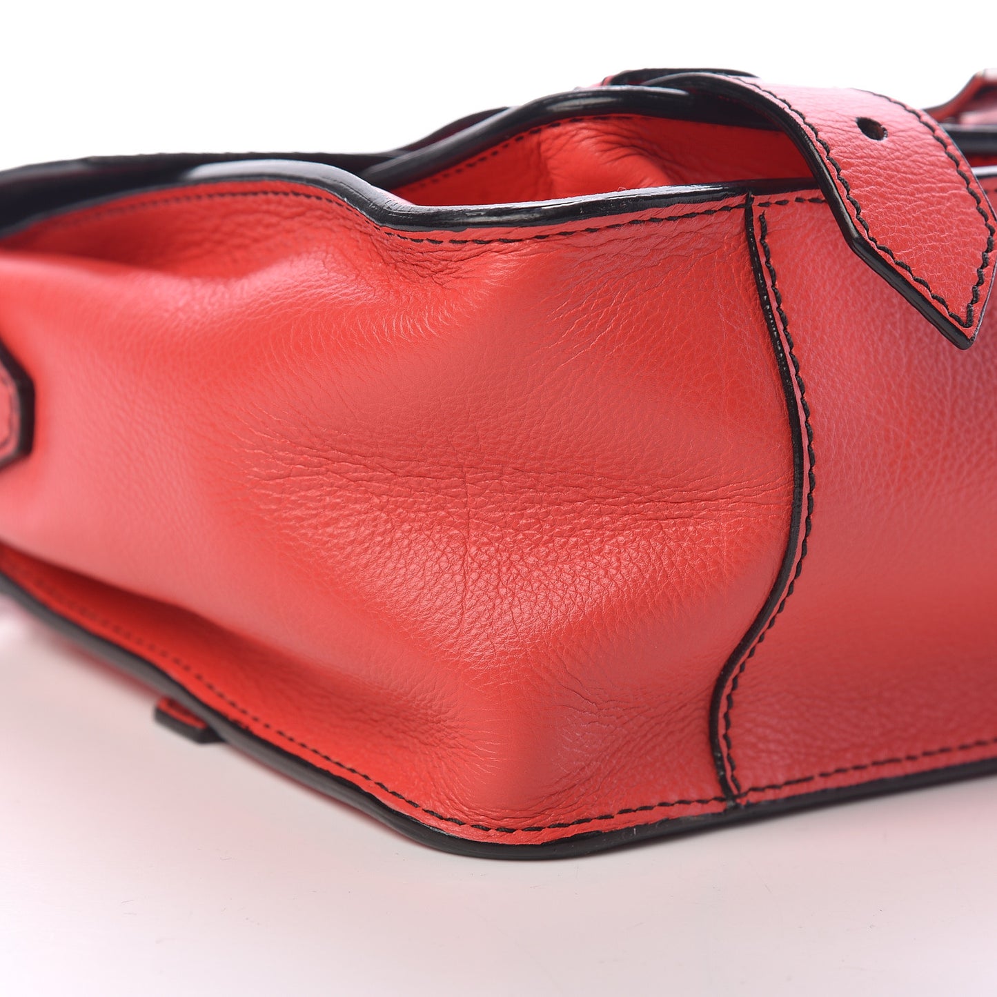 Grainy Calfskin Tiny PS1 Satchel Geranium