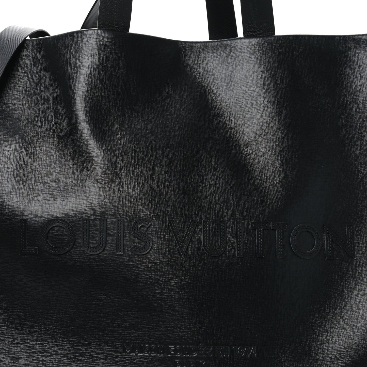 Cowhide Shopper Tote GM Black