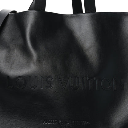 Louis Vuitton Cowhide Shopper Tote GM Black 7 of 9