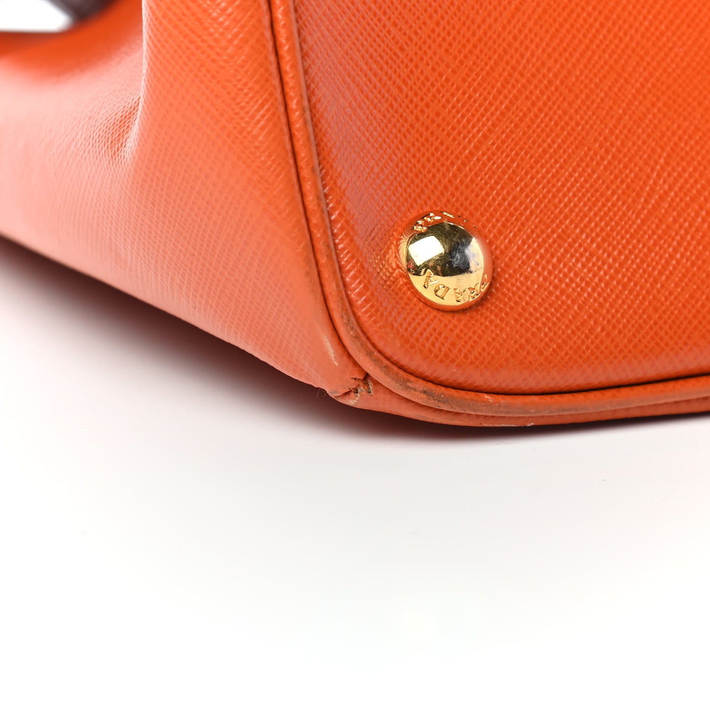 Saffiano Lux Large Tote Papaya