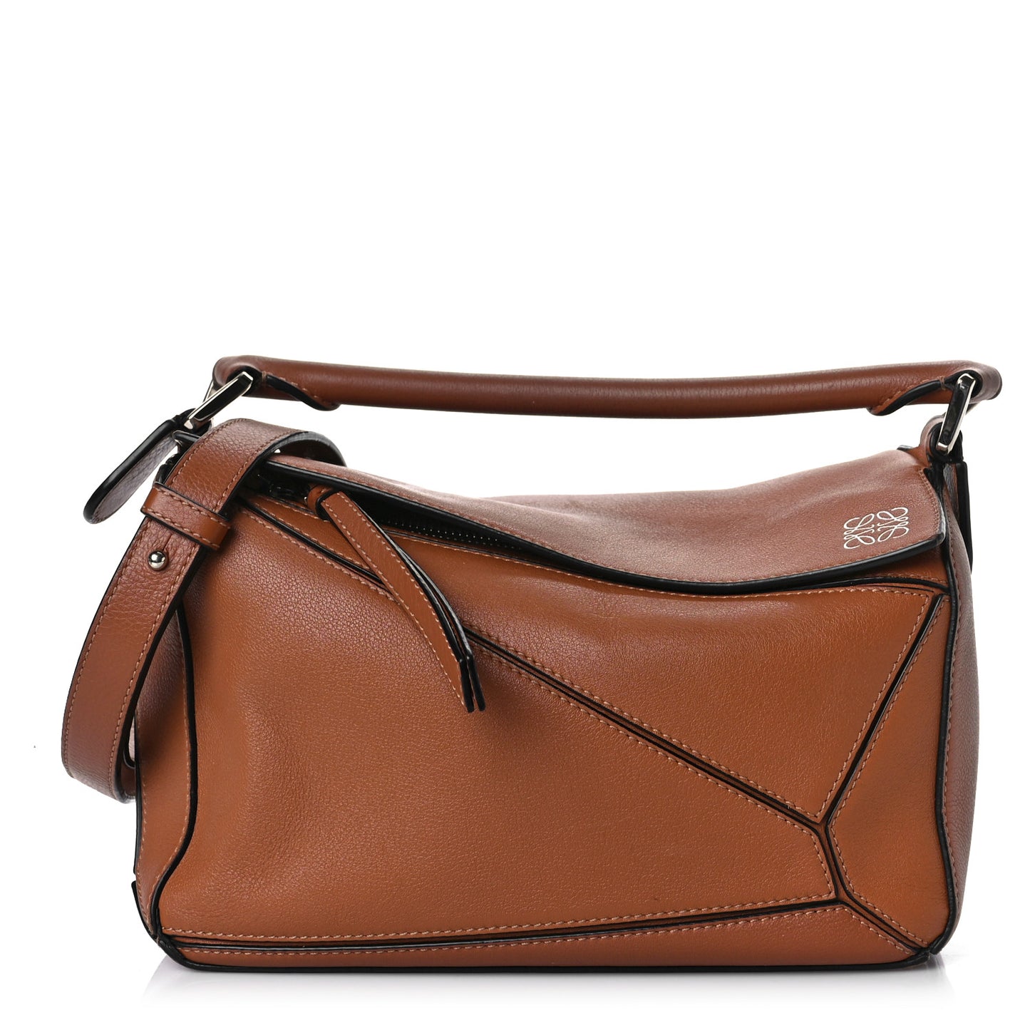 Calfskin Small Puzzle Bag Tan